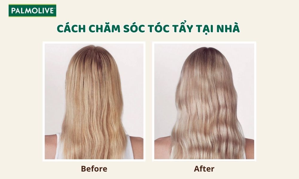 chăm sóc tóc tẩy