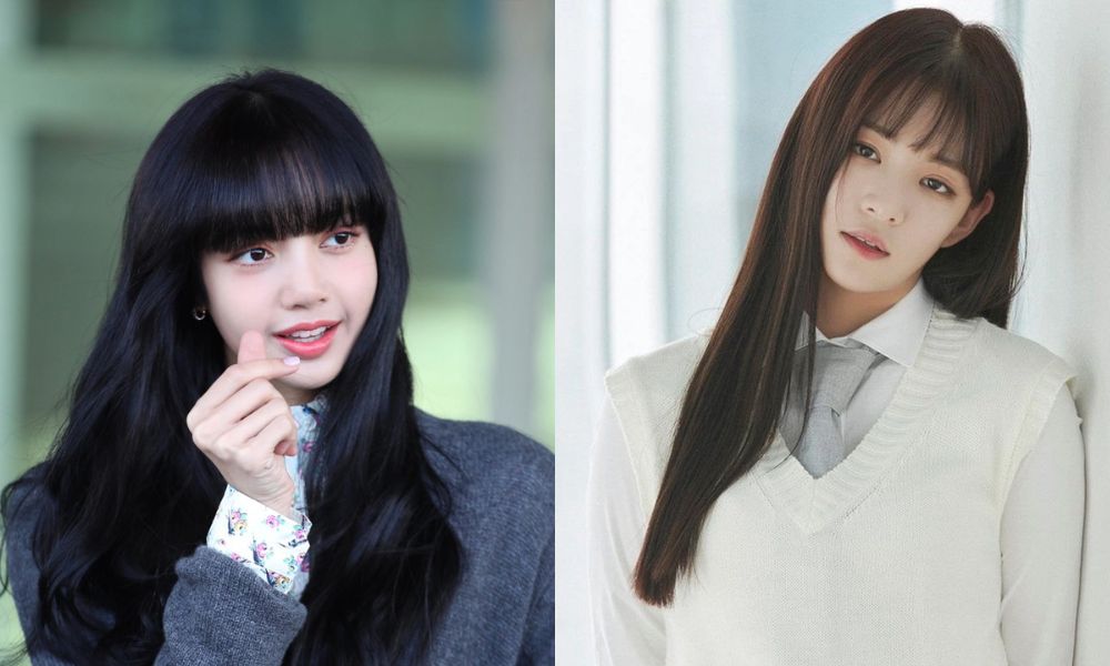 Tóc mái xoăn xù xì giúp làm mềm phần tóc mọc ngược chiều