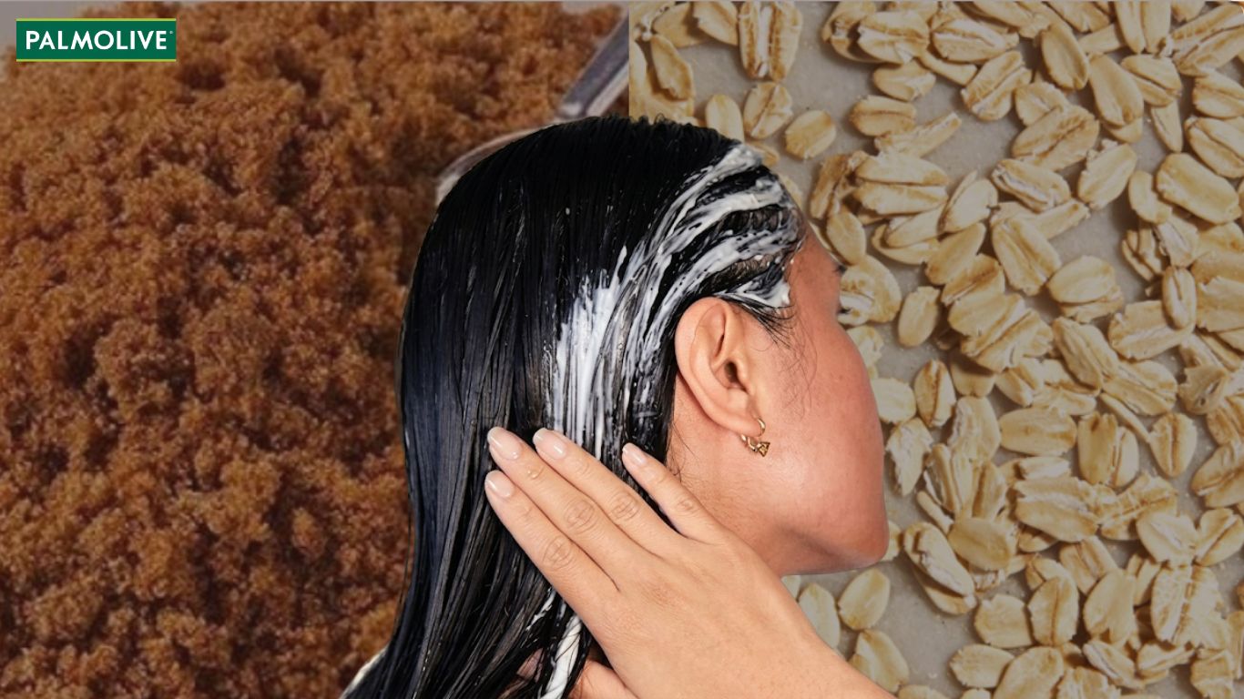 Tẩy tế bào chết da đầu bằng đường nâu kết hợp cùng yến mạch