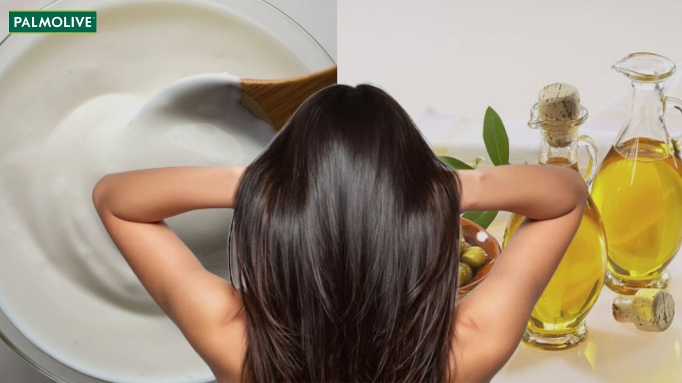 Phương pháp phục hồi tóc khô xơ bằng hỗn hợp dầu oliu và sữa chua
