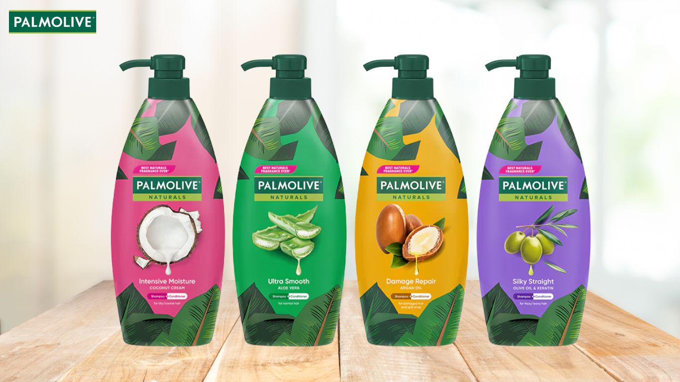 Dầu gội xả Palmolive hỗ trợ phục hồi tóc bông xù 
