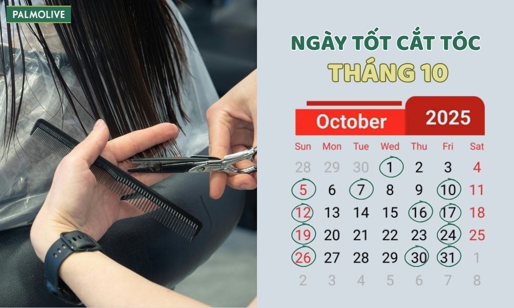 Những ngày tốt để cắt tóc trong tháng 10 năm 2025