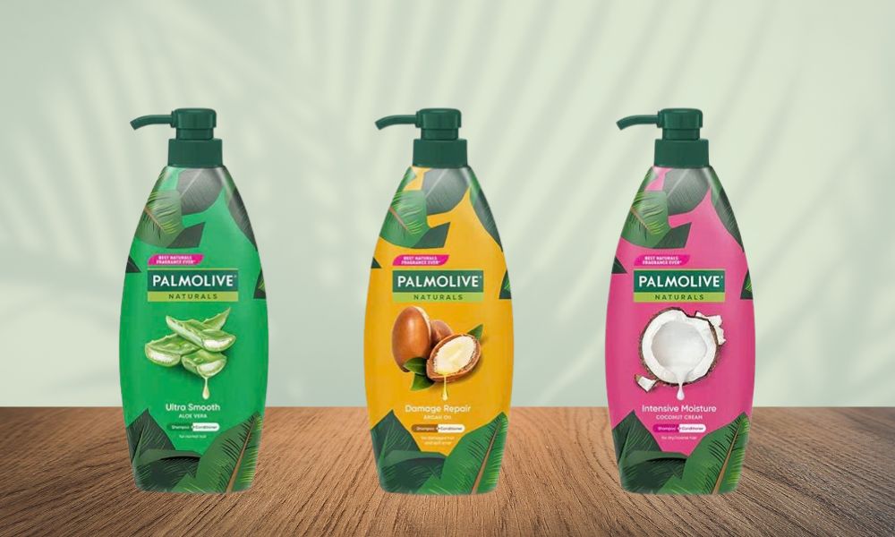 Bộ 3 dầu gội Palmolive Naturals chăm sóc tóc có thành phần chiết xuất từ thiên nhiên