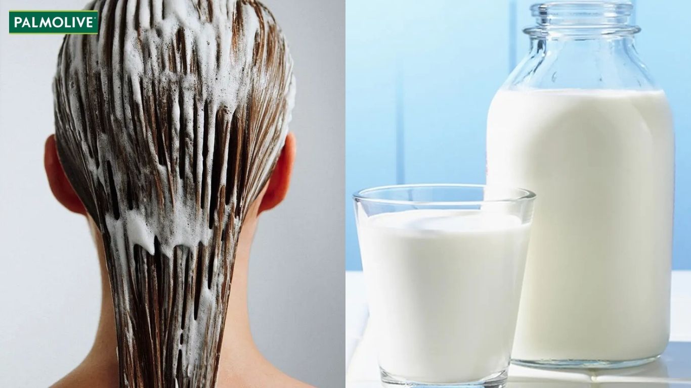 Mặt nạ ủ tóc bằng sữa tươi