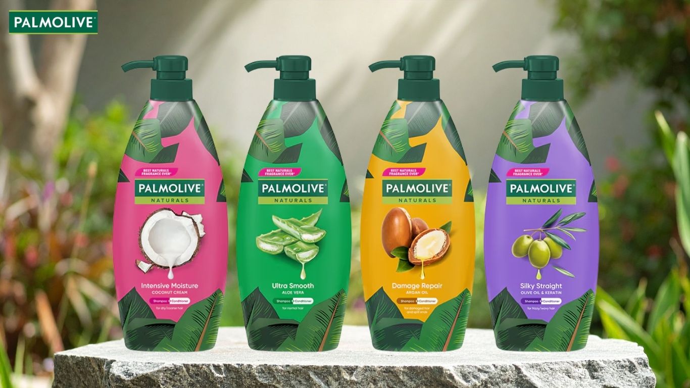  Bộ dầu gội xả Palmolive hỗ trợ phục hồi tóc khô xơ hiệu quả