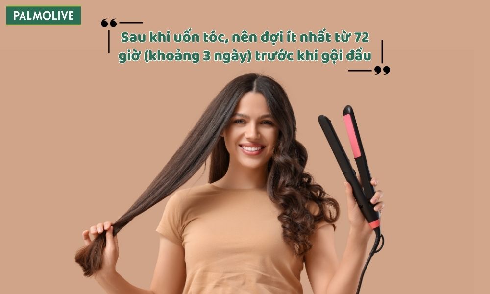 Sau khi duỗi tóc khoảng 3 ngày thì mới nên gội đầu để tóc suôn mượt bền lâu