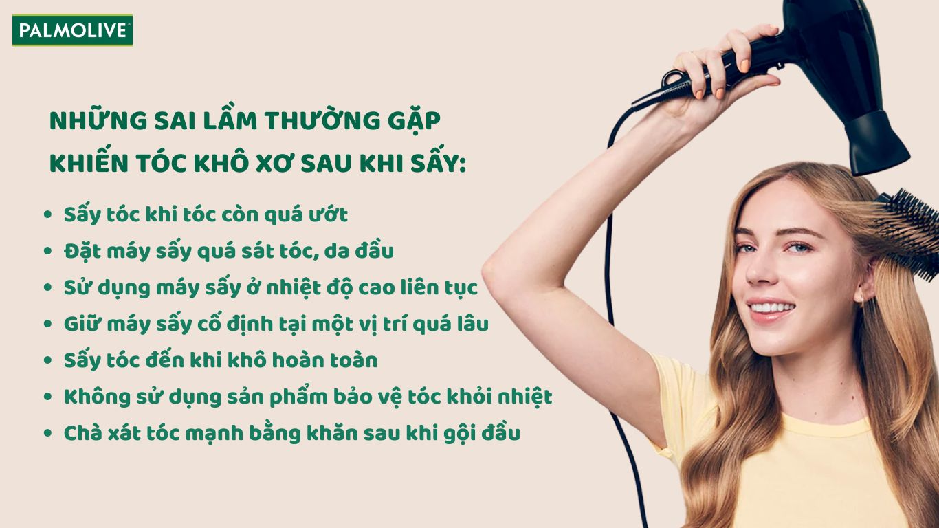 Những lưu ý để sấy tóc đúng cách