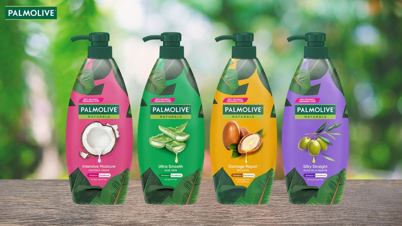 Dầu gội xả Palmolive hỗ trợ phục hồi tóc khô xơ