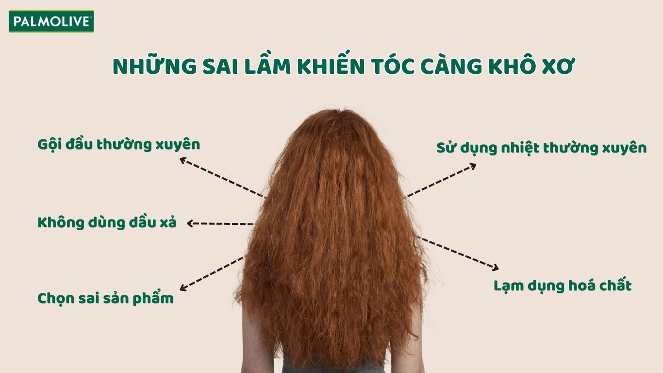 Những lỗi thường gặp trong quy trình chăm sóc tóc