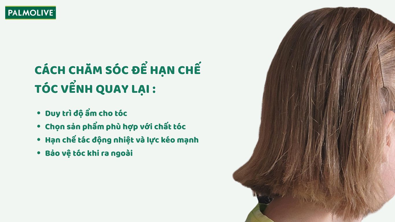 Các mẹo chăm sóc tóc để hạn chế tình trạng vểnh tóc 