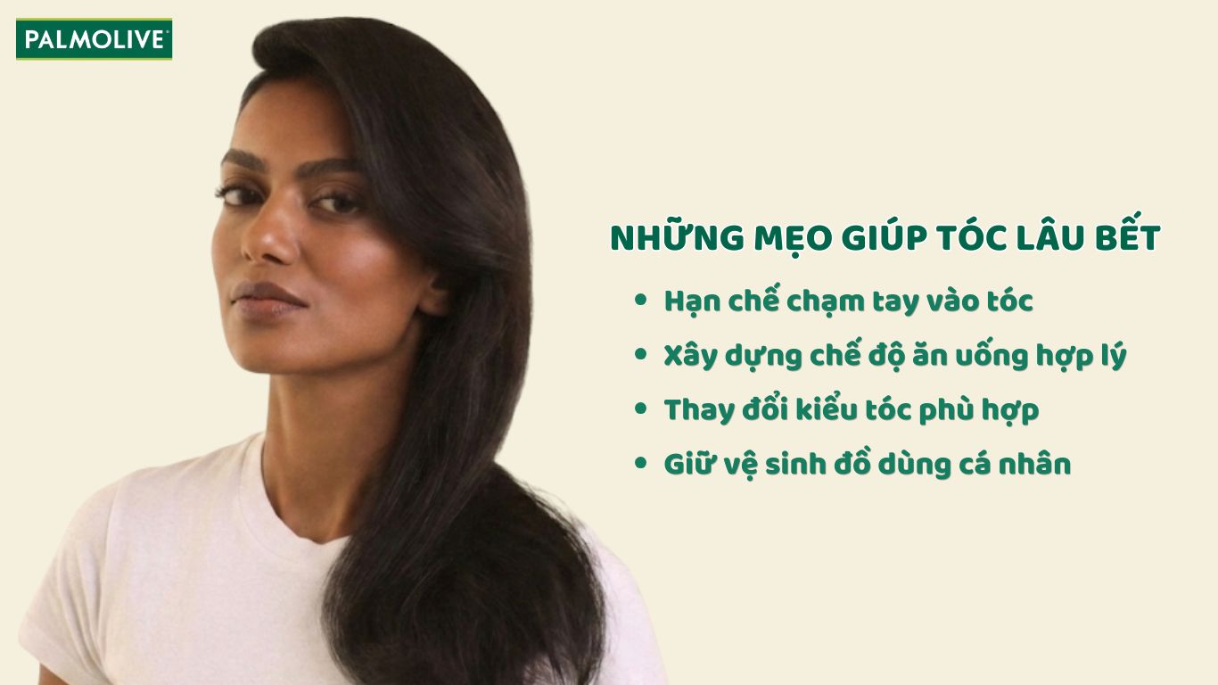 Cách cách khắc phục tình trạng tóc bết