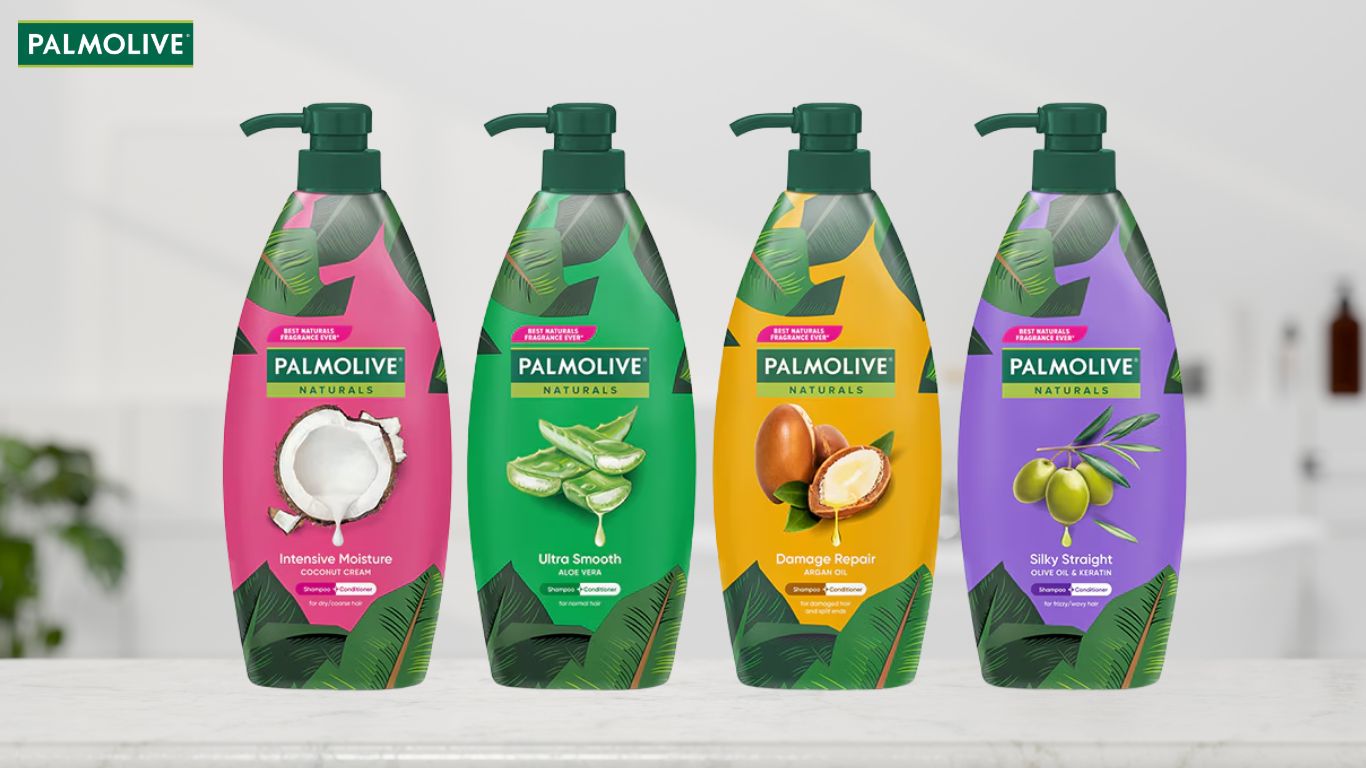 Dầu gội xả Palmolive giúp làm sạch nhẹ nhàng và cải thiện tình trạng tóc bết dầu