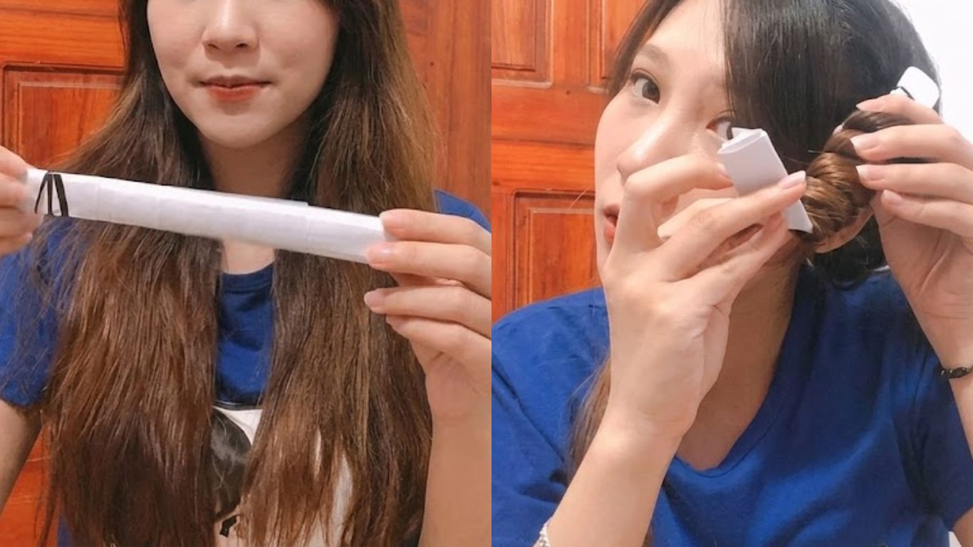 Cách làm tóc xoăn bằng giấy ăn để tạo sóng tóc mềm mại