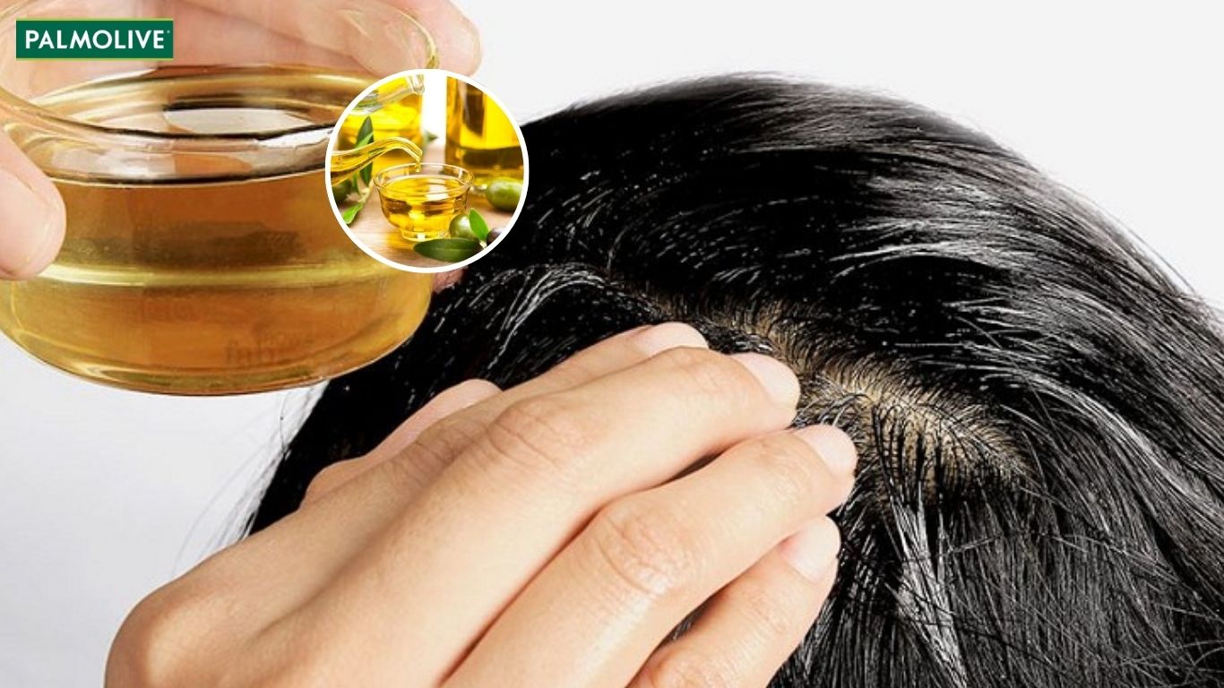 Cách làm tóc mượt bằng cách ủ tóc với dầu oliu
