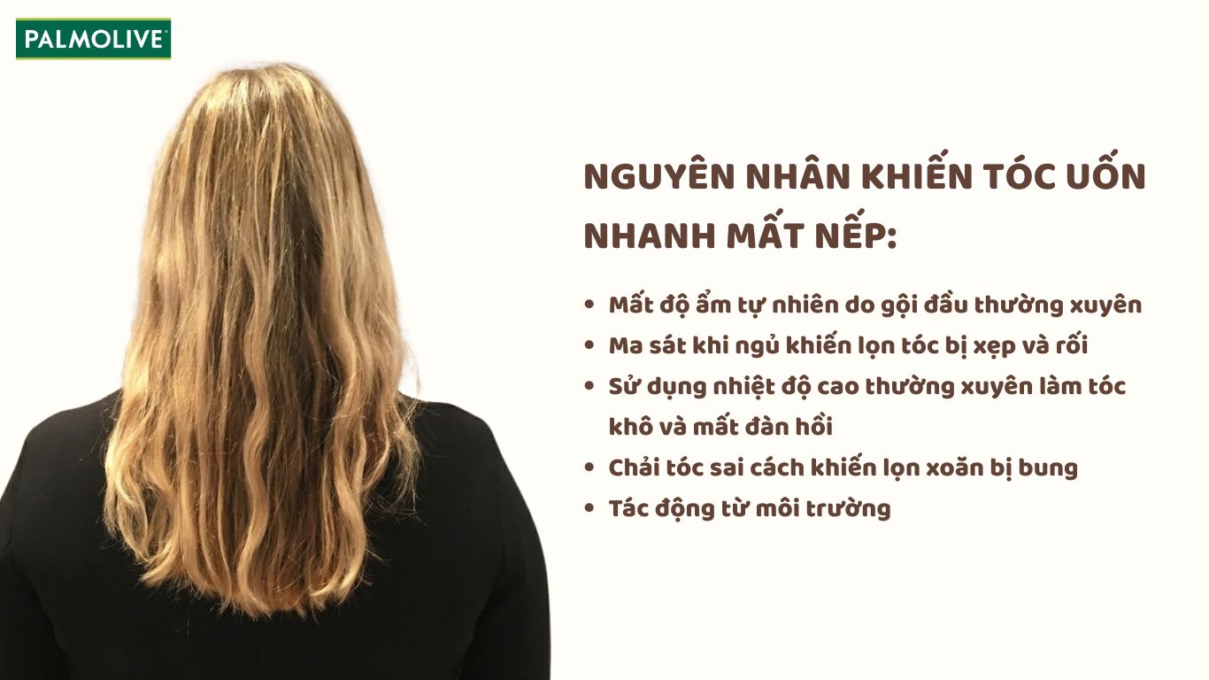 Tìm hiểu nguyên nhân khiến tóc uốn nhanh bị mất nếp 