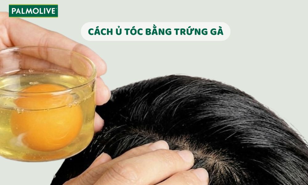 Cách ủ tóc bằng trứng gà