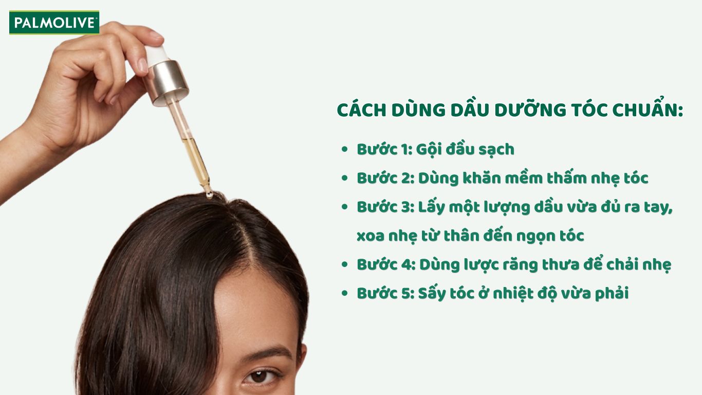 Các bước cơ bản để chăm sóc tóc