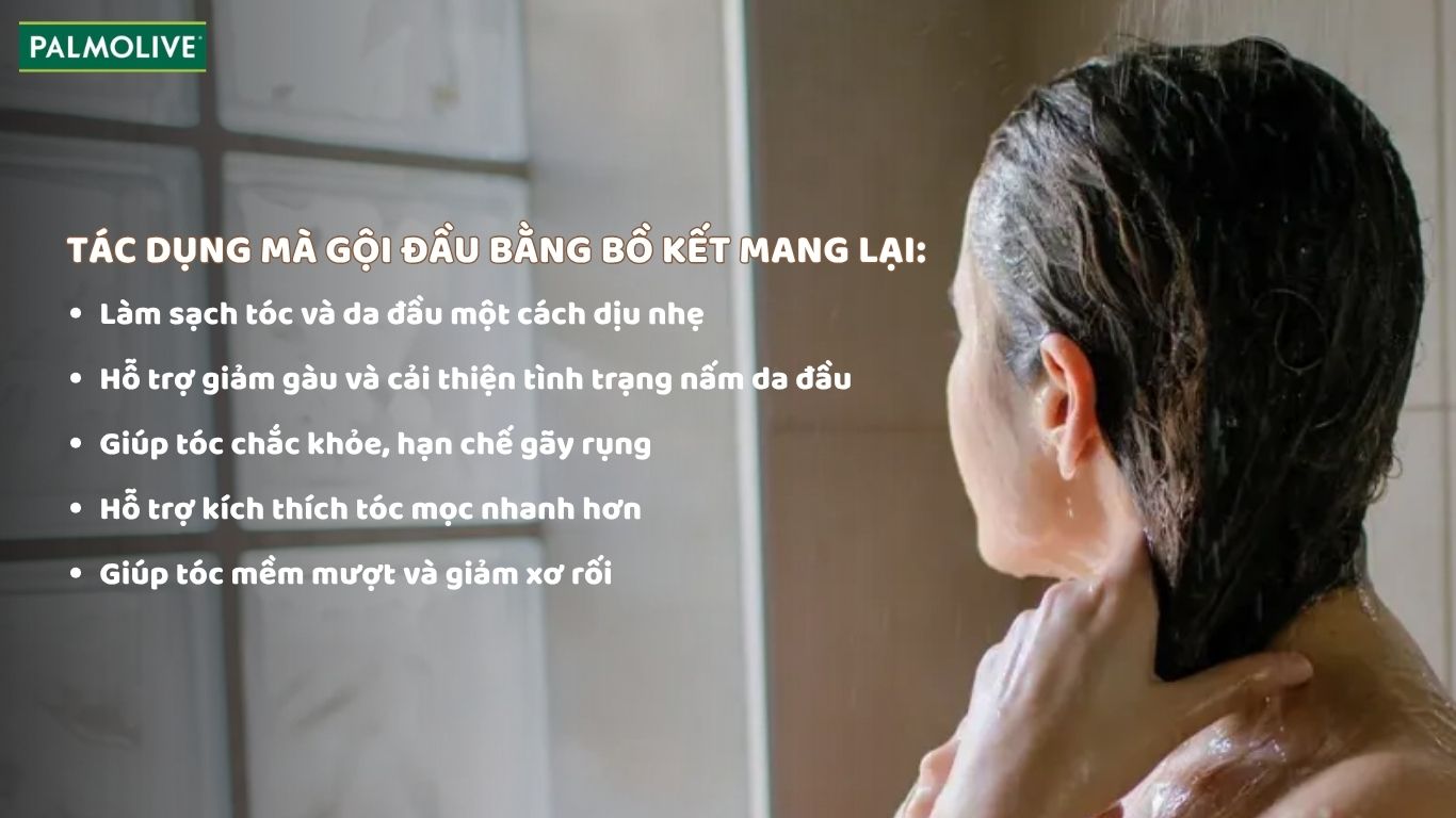 Công dụng mà cách gội đầu bằng bồ kết mang lại 