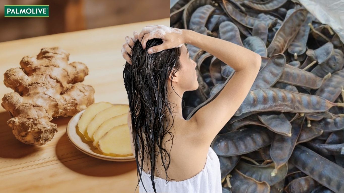 Hướng dẫn cách gội đầu bằng bồ kết và gừng