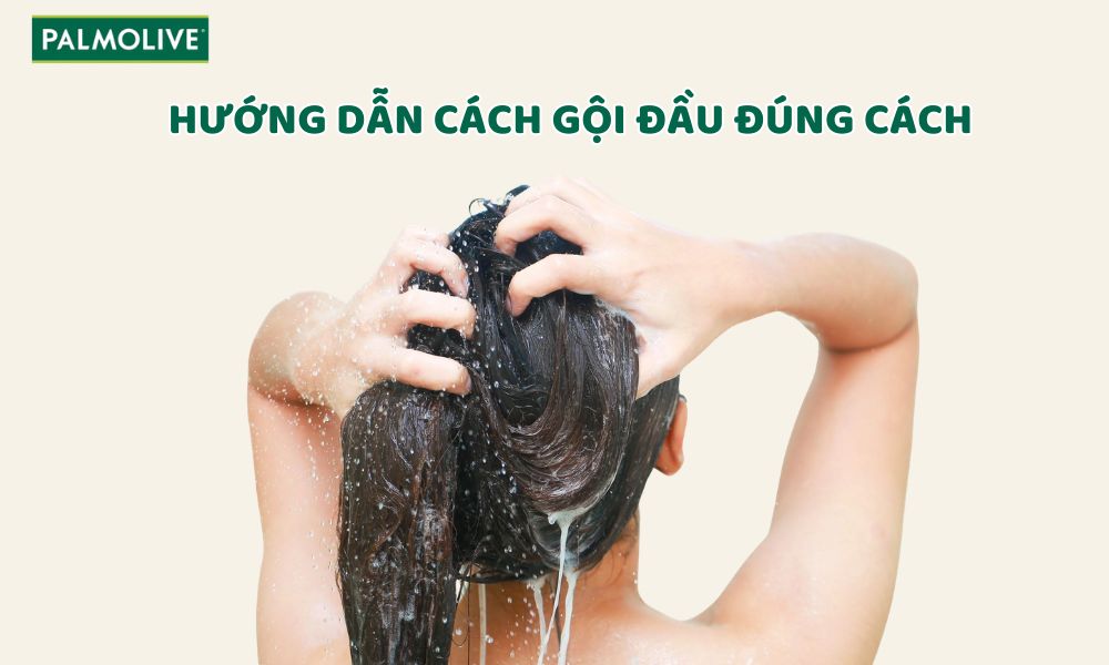 Xả tóc gội đầu đúng cách