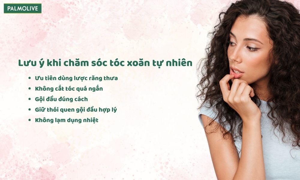 Những điều cần lưu ý khi chăm sóc tóc xoăn tự nhiên tại nhà