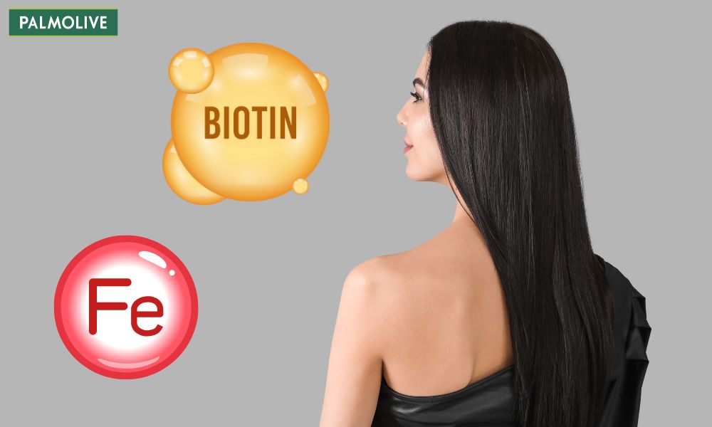 Biotin và sắt là dưỡng chất cần thiết giúp tóc khỏe mạnh và đen mượt