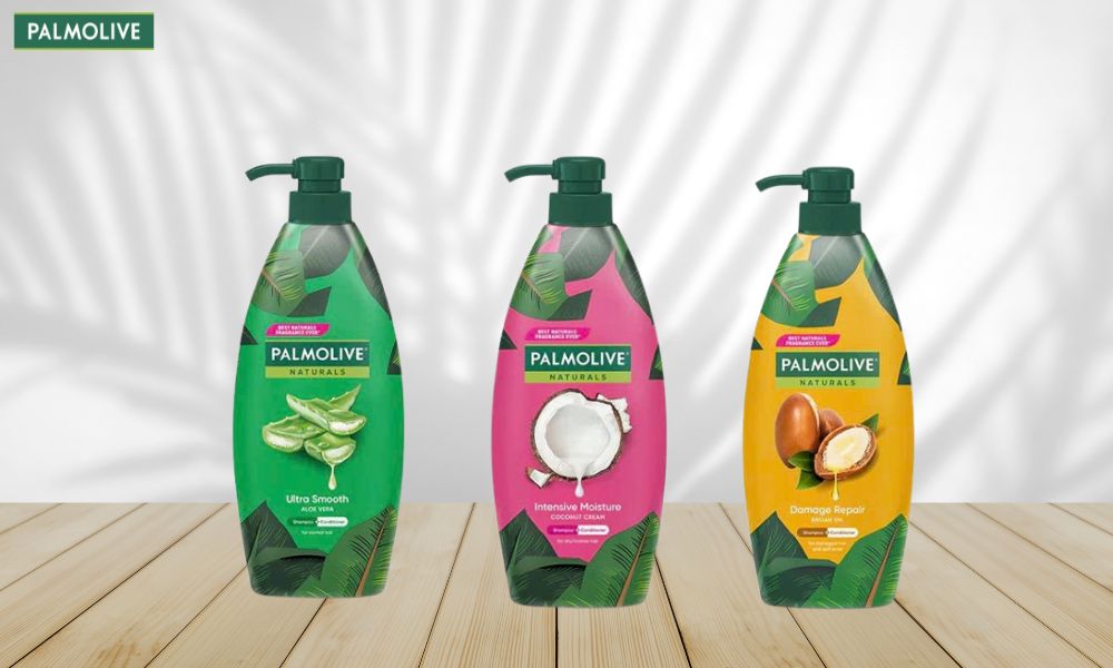 Dòng sản phẩm dầu gội và xả Palmolive chiết xuất thiên nhiên từ nha đam, dầu argan và dầu dừa