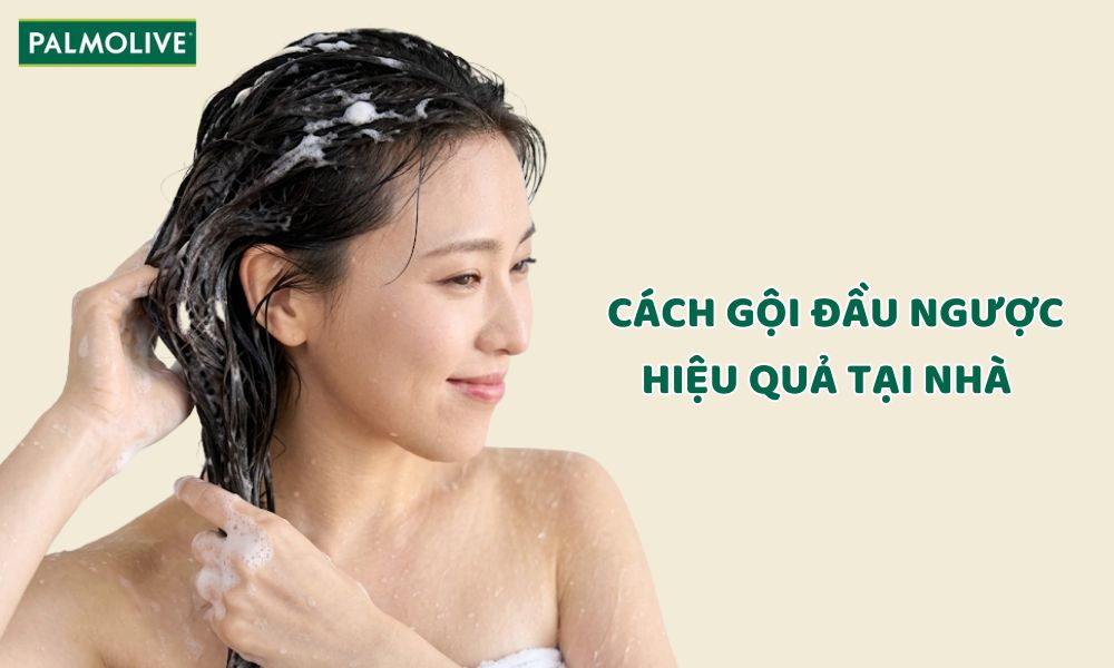 Xả tóc gội đầu đúng cách
