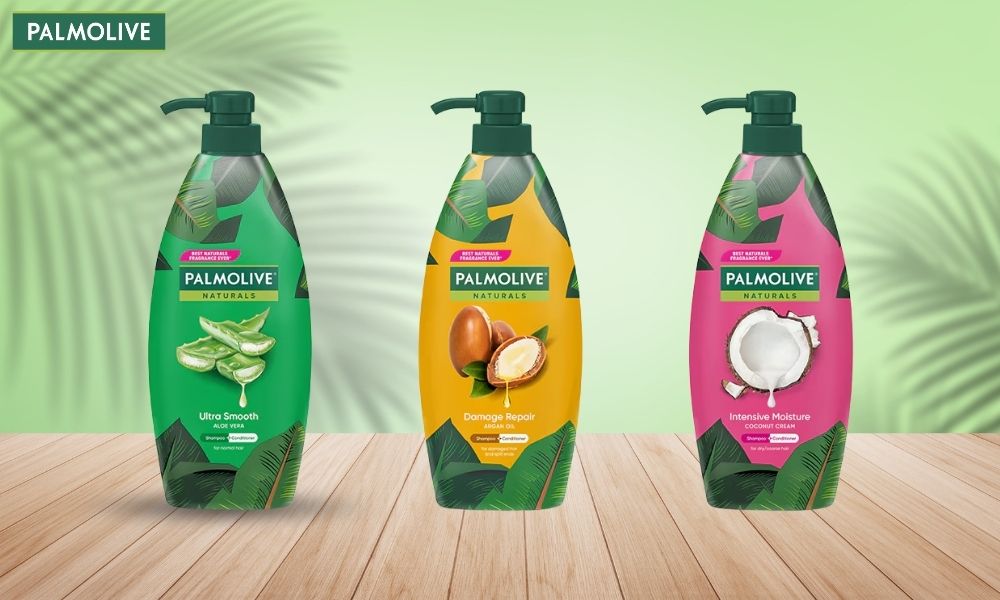Dòng sản phẩm dầu gội và xả Palmolive thiên nhiên nuôi dưỡng tóc mềm mượt