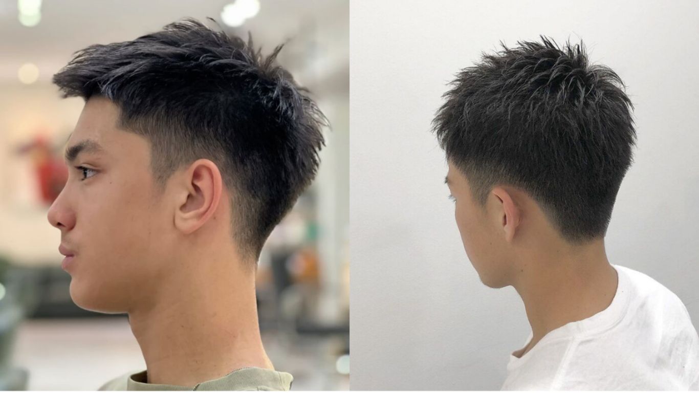 Tóc Textured Crop cho nam tóc mỏng thưa