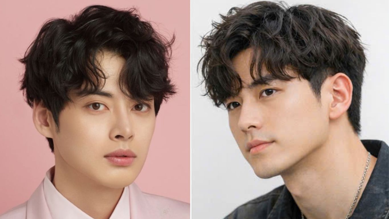 Tóc Side Part uốn nhẹ cho nam giới tóc mỏng thưa
