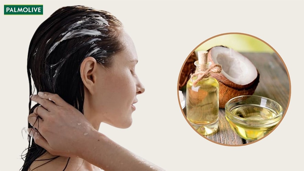 Ủ tóc bằng dầu dừa giúp cấp ẩm và giảm ngứa da đầu