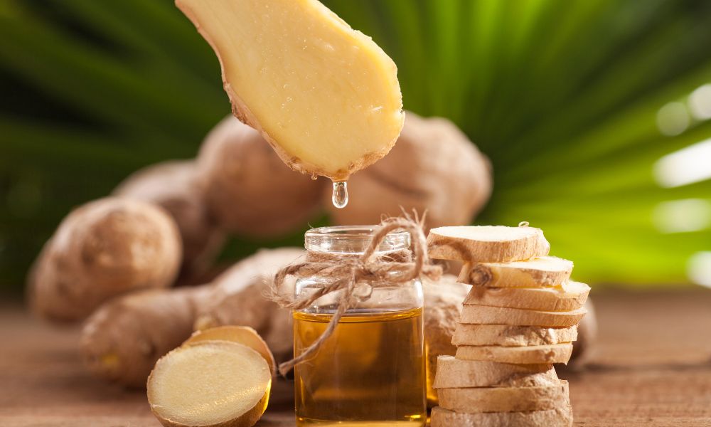 Tinh dầu gừng chứa nhiều hoạt chất chống oxy hóa giúp tóc chắc khỏe Tinh dầu gừng chứa nhiều hoạt chất chống oxy hóa giúp tóc chắc khỏe
