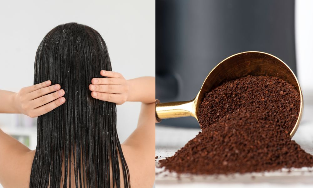 Ủ tóc bằng bã cà phê Ủ tóc bằng bã cà phê