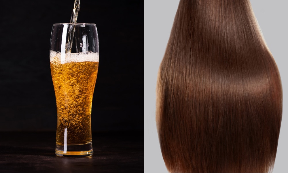 Cách làm tóc nhanh dài bằng bia